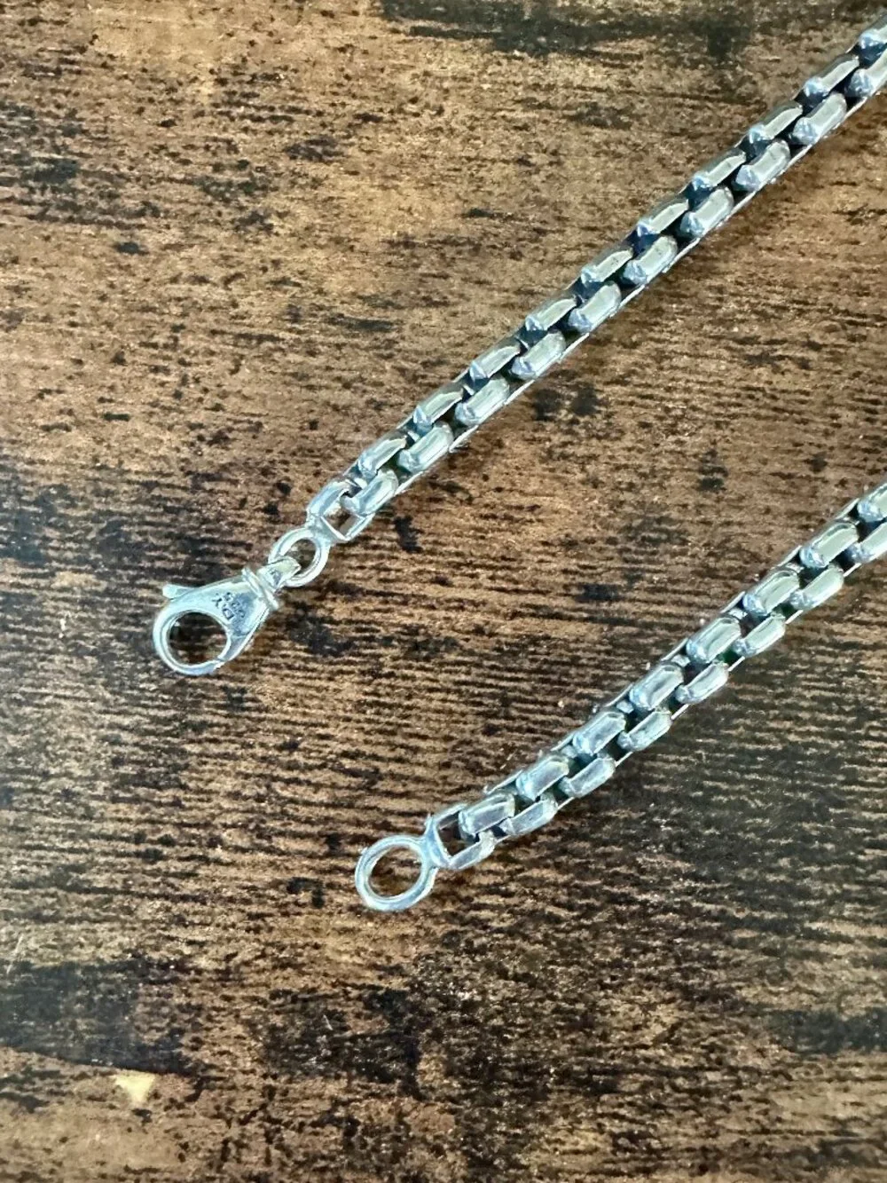 David Yurman Box Chain Necklace in Sterling Silver - 4.8mm - 26